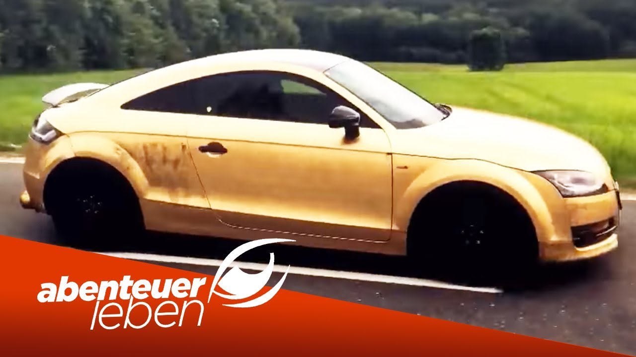 Audi TT in Gold! Die Verarbeitung von Blattgold auf Autos | Abenteuer Leben | kabel eins