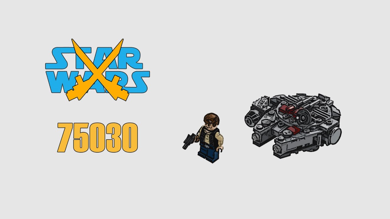Lego 75030 Star Wars Microfighters Millennium Falcon Separation
