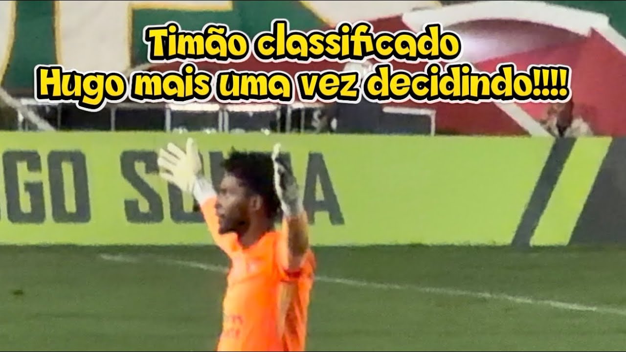 Hugo mais uma vez decide e Corinthians está na semi final do campeonato paulista 🦅🖤🙏