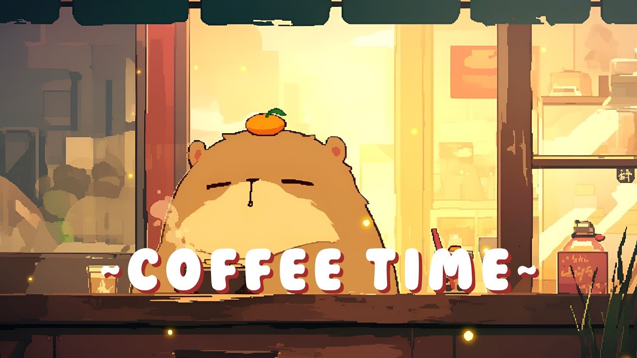 Capybara Music Corner | Chill Beats to Help You Relax 🦫 🎵 🌙