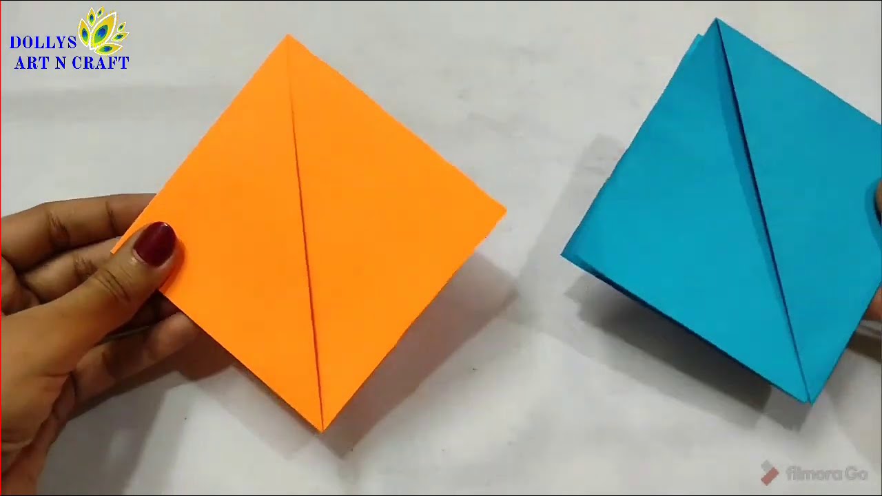 Paper Craft | Make Easy (Origami) Pen/ Remote/ Spoon stand with paper  | DIY Multi purpose Holder