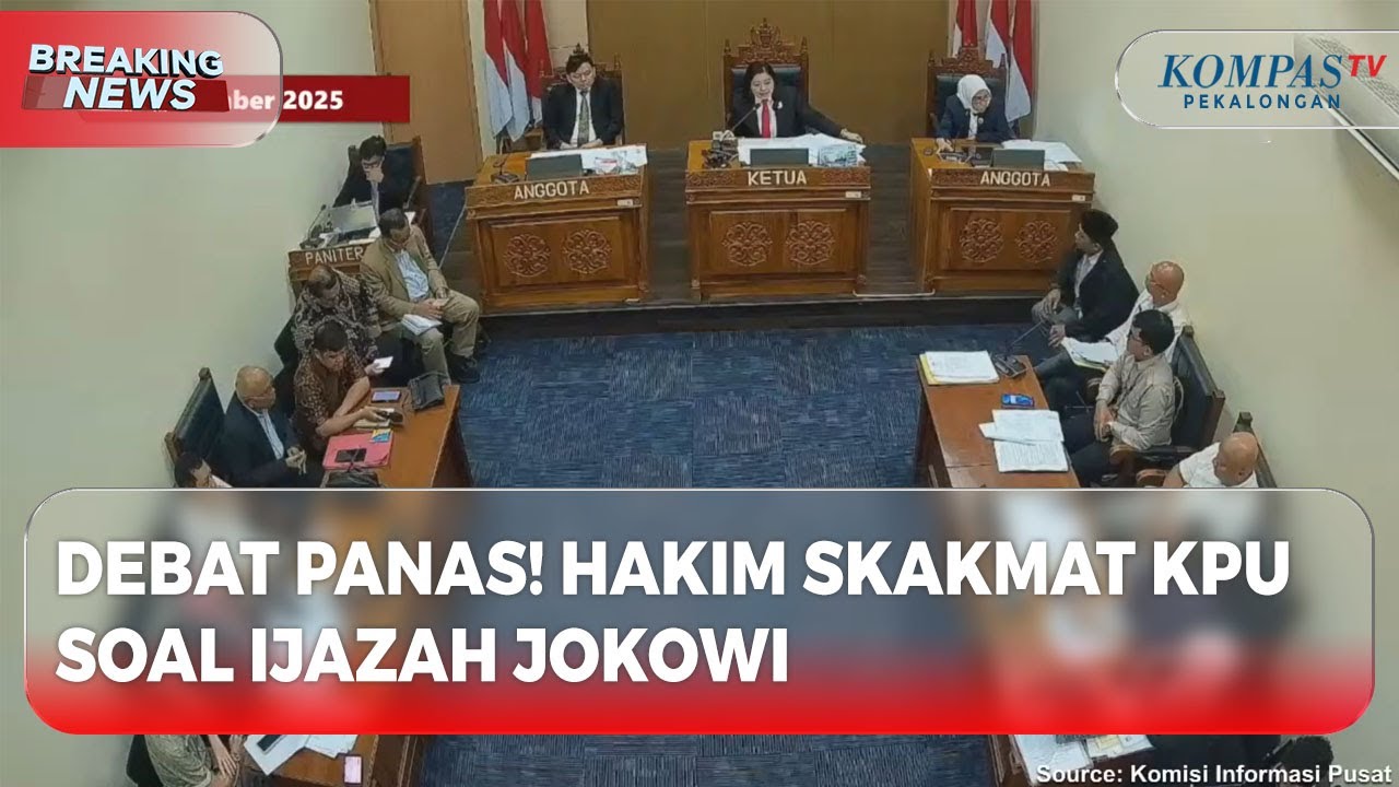 Debat Panas! Hakim Skakmat KPU Soal Ijazah Jokowi
