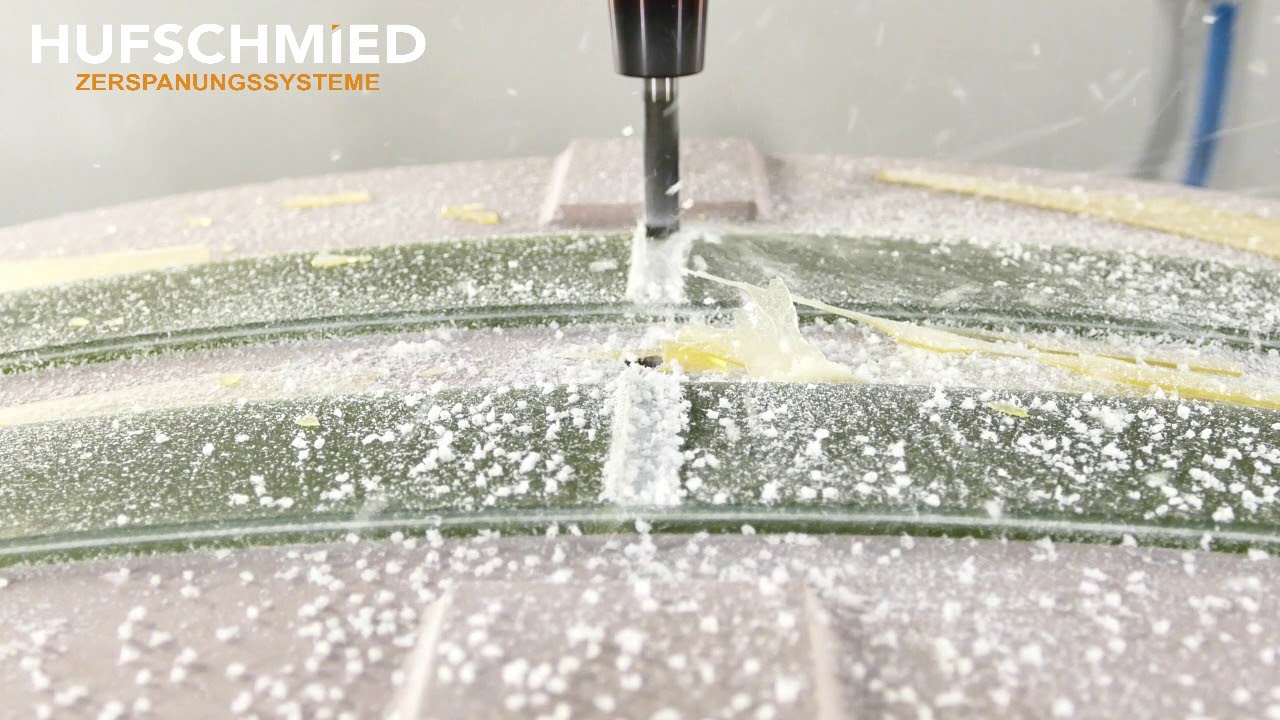 Composite leaf spring production - post-processing and milling