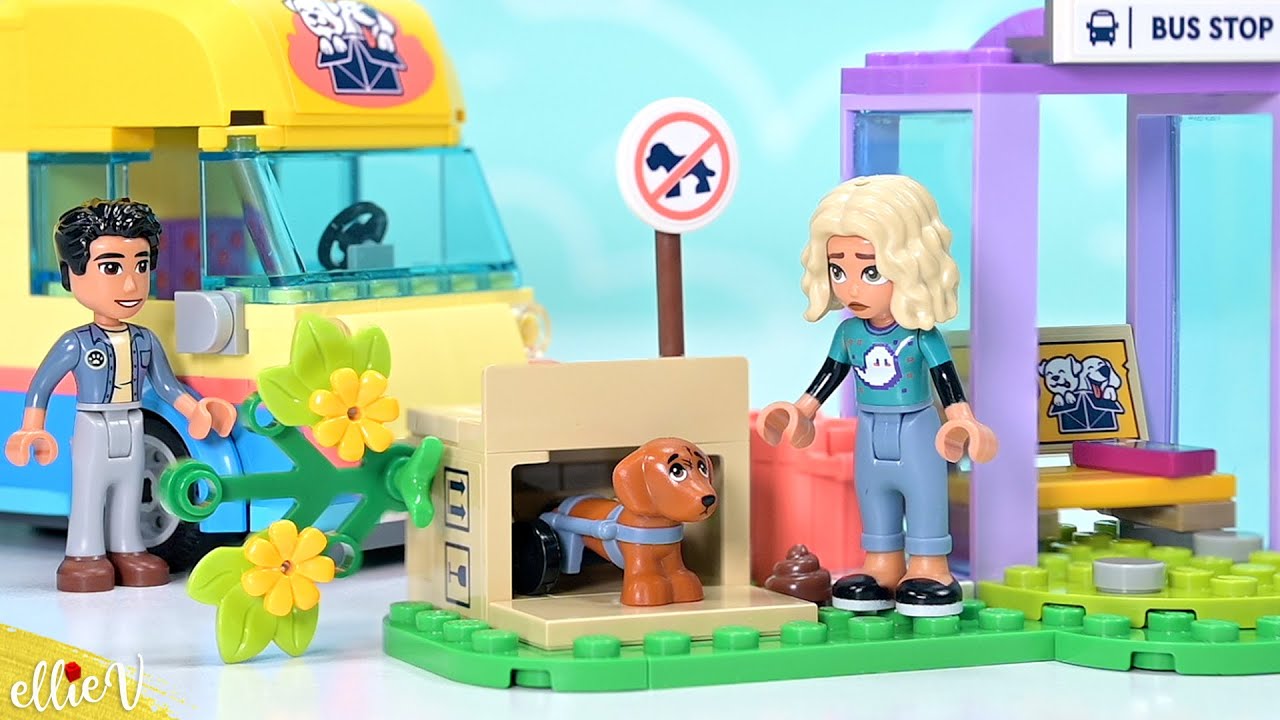 Вот как Нова спасает Пикла! 😭😍 Сборка и обзор фургона для спасения собак Lego Friends