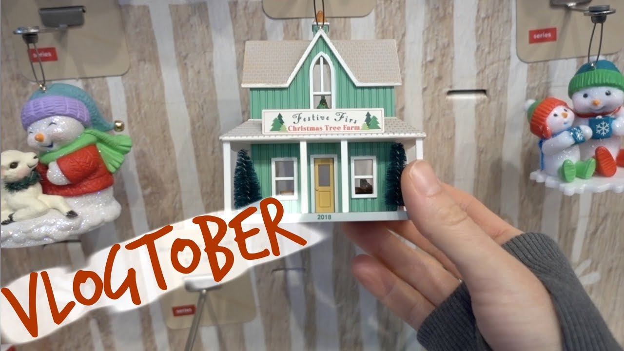 VLOGTOBER DAY 20: HALLMARK CHRISTMAS ORNAMENTS| DR DRAY