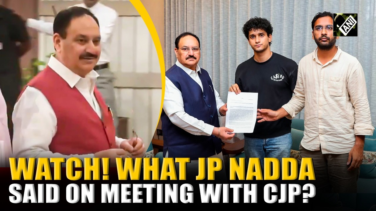 Union Min JD Nadda reacts on meeting with CJP delegation, WATCH! what he said?| Jantar Mantar