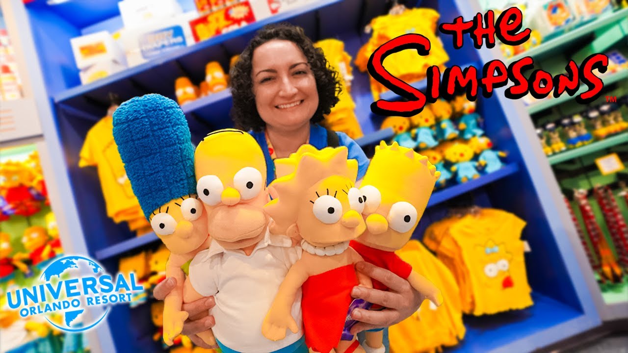 VISITAMOS la TIENDA de LOS SIMPSONS en UNIVERSAL ORLANDO