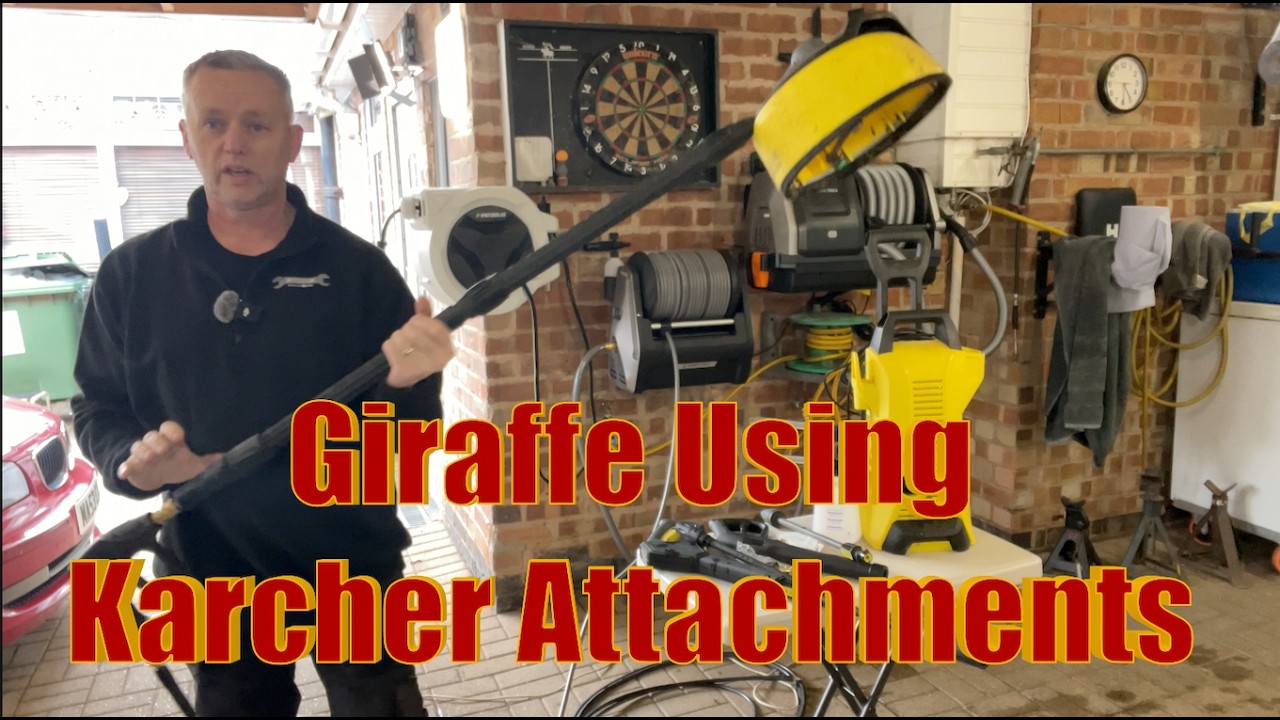 Using Karcher Attachments With A Giraffe Grandfalls Pressure Washer
