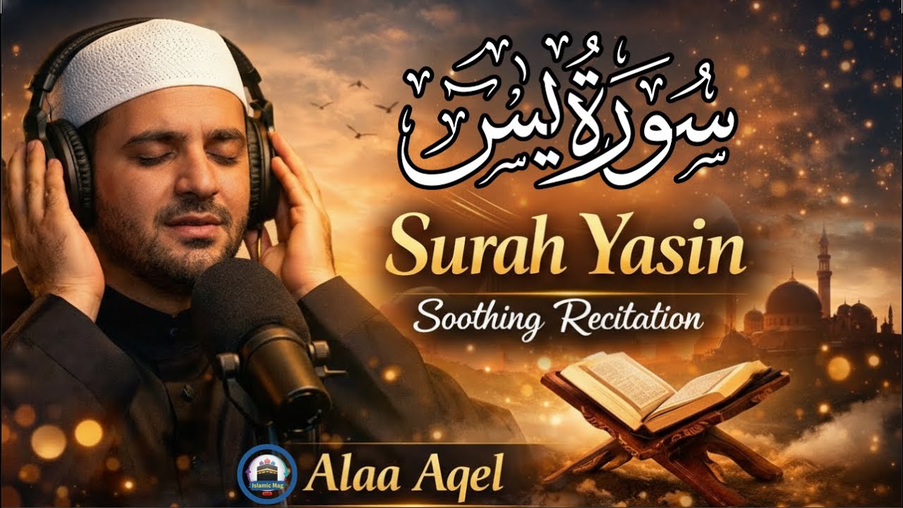 Surah Yasin – Beautiful & Soothing Recitation | Sleeping Quran by Alaa Aqel | Islamic Mag Dua Ep 02