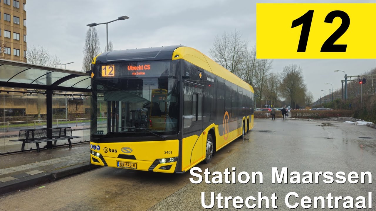 U-OV lijn 12: Station Maarssen - Utrecht CS Jaarbeurszijde | Transdev Utrecht | Transdev 2401 | 2026