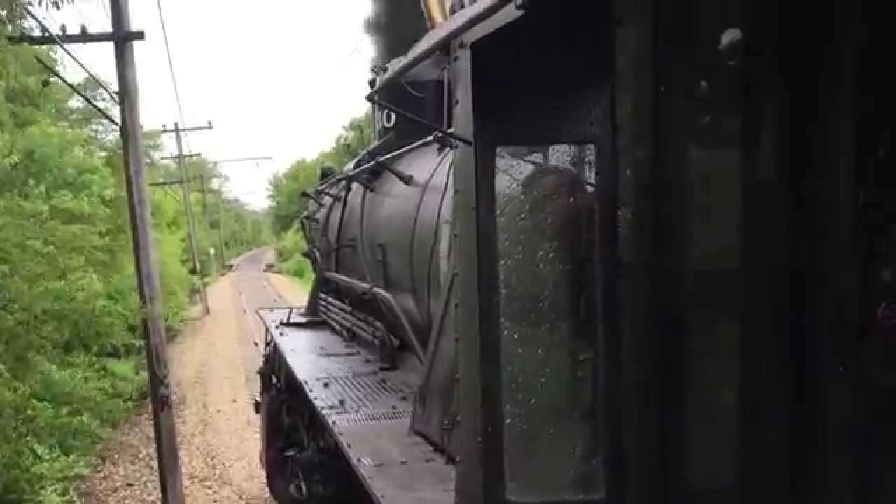 Illinois Railway Museum - Frisco 1630 Cab Ride 4