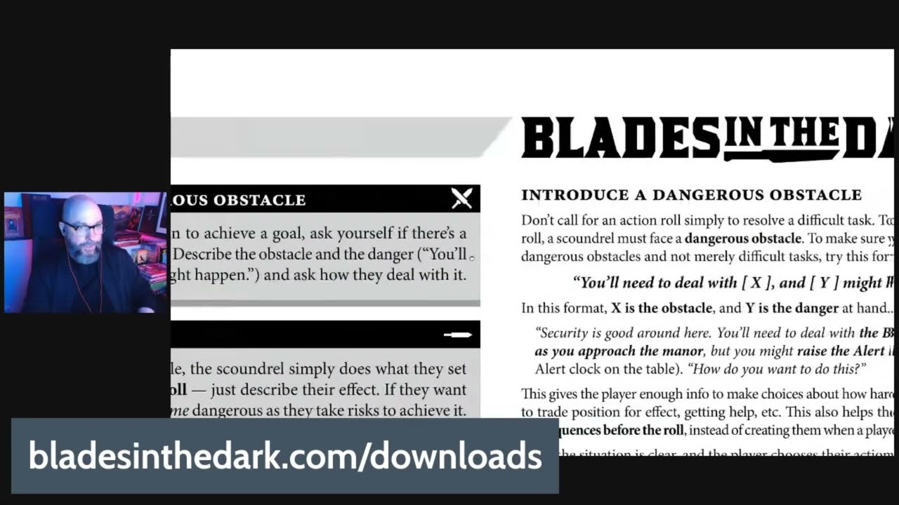 Obstacles & Action Rolls in Blades in the Dark