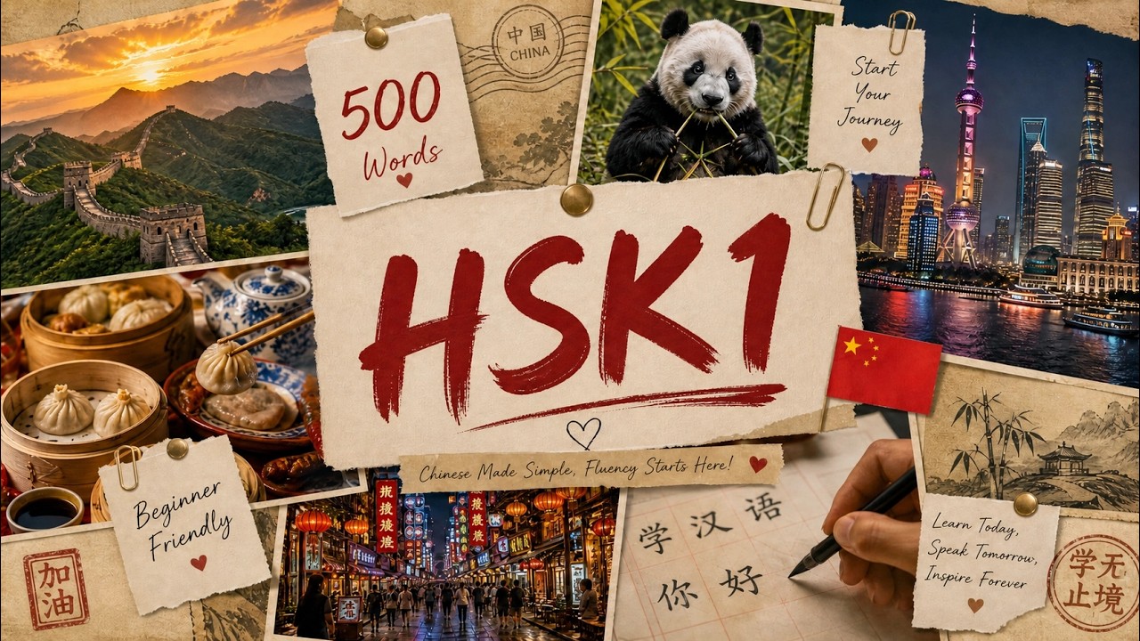 HSK 1 (3.0) Complete Vocabulary | 500 Words for Chinese Beginners