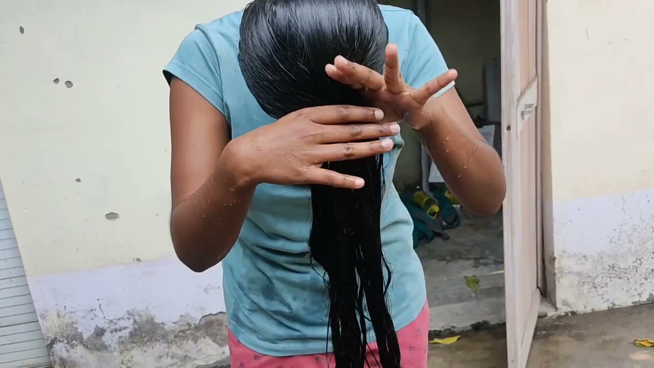 Satisfying Hair Washing Video II Scalp Massage & Hair Wash