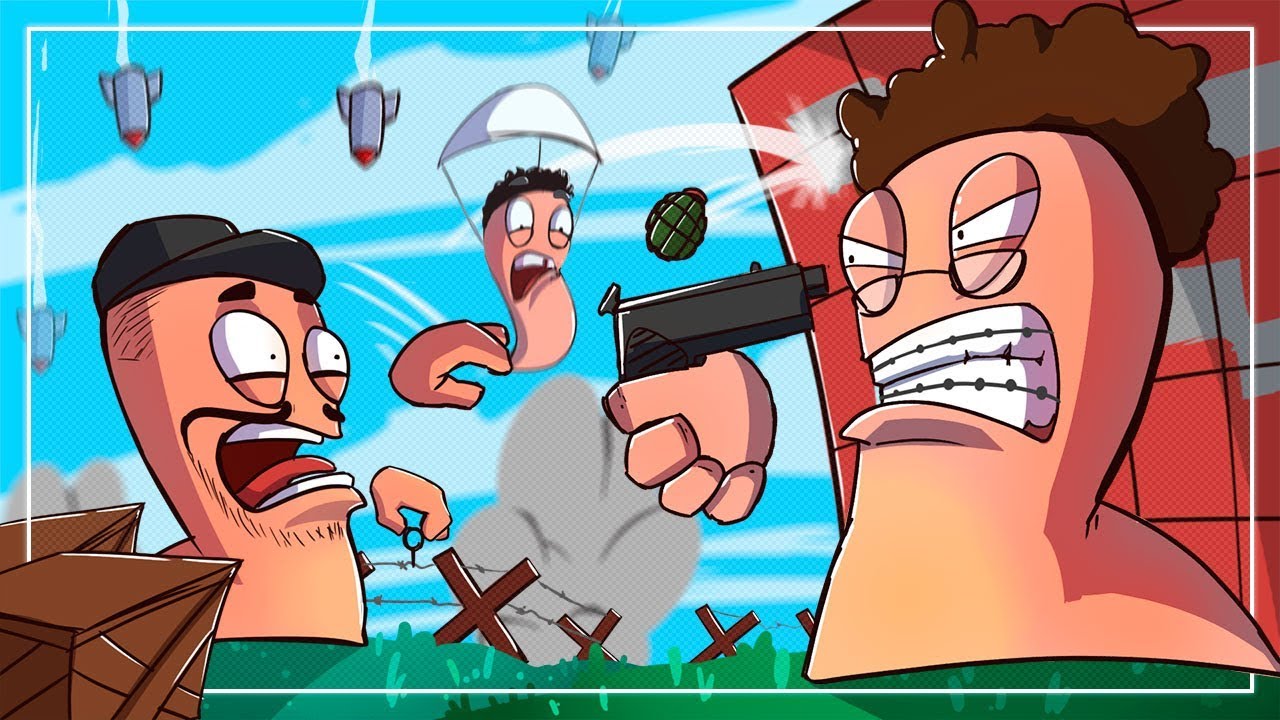 Time dos Idosos VS Debilitados ft. Thomezord | Worms