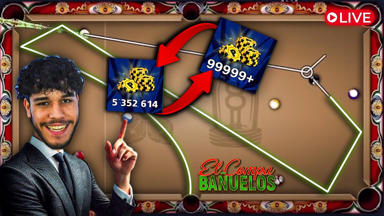 DESDE 5 MILLONES HASTA 200 MILLONES FÁCILMENTE 😱🎱 - 8 Ball Pool