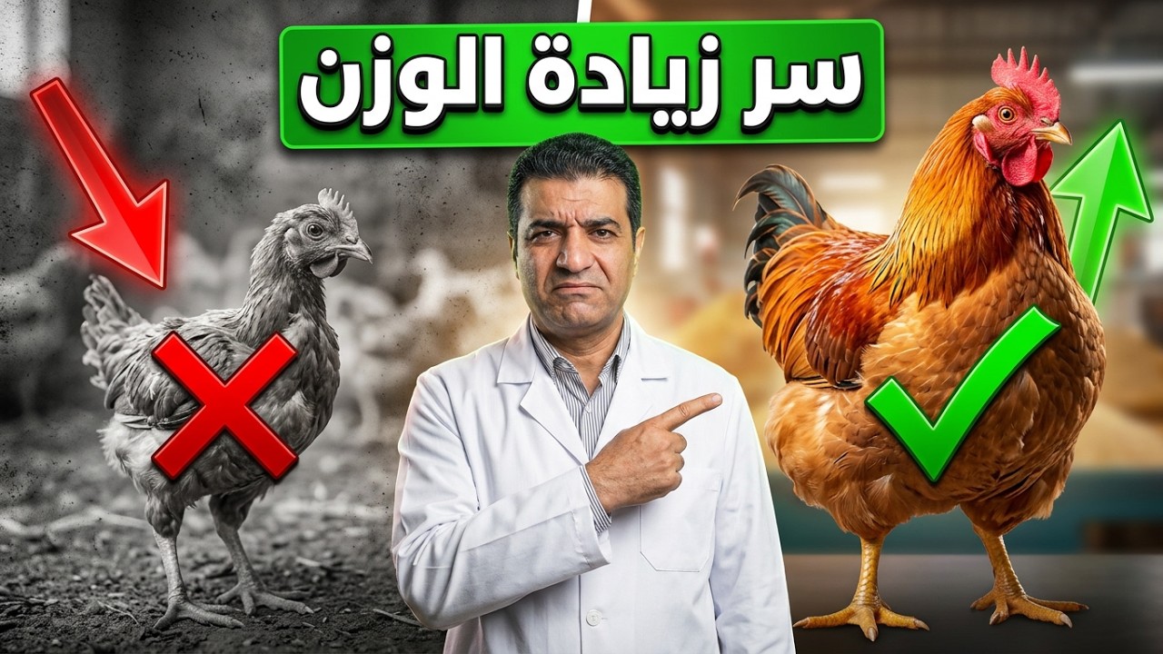 احذر هذه الأخطاء القاتلة ❌ التي تمنع زيادة وزن فراخ الساسو (حتى لو العلف ممتاز!)