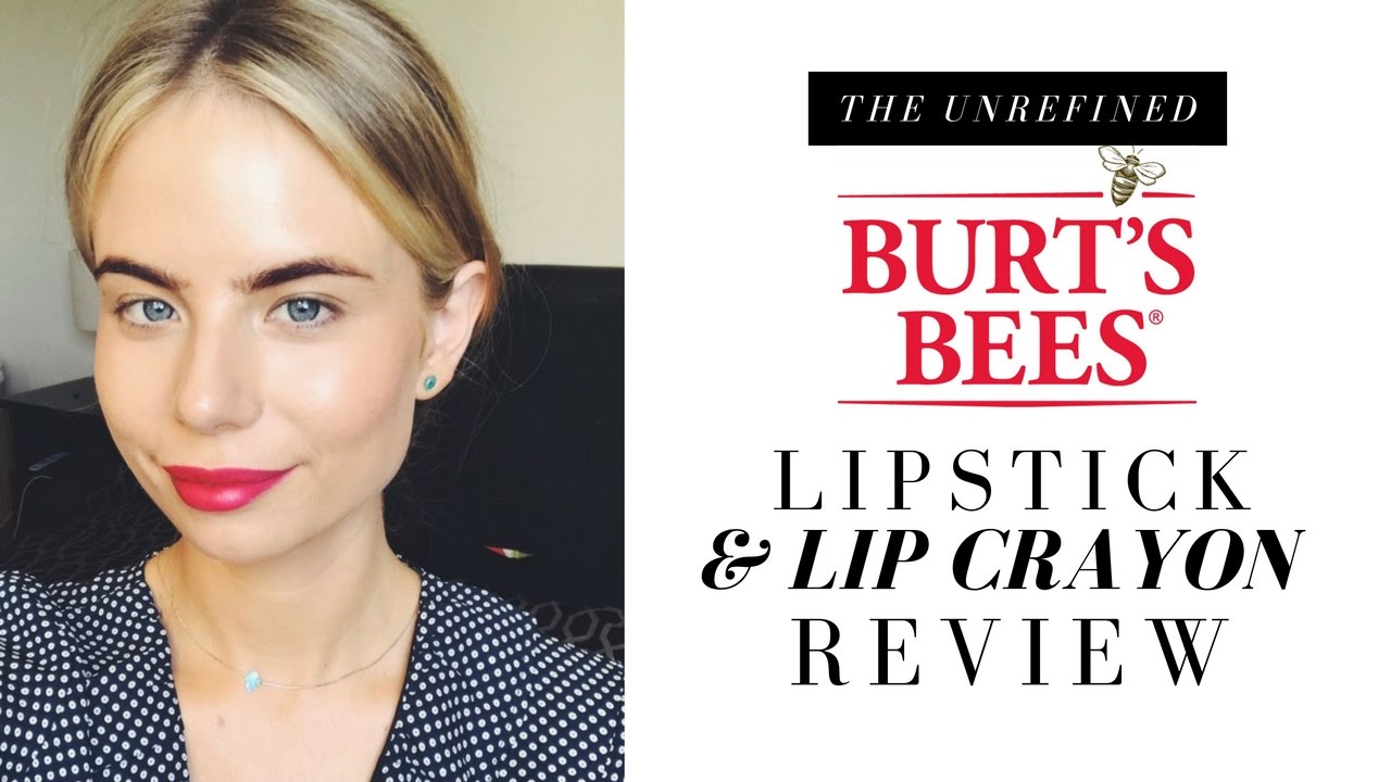 BURT'S BEES Lipstick & Lip Crayon Review