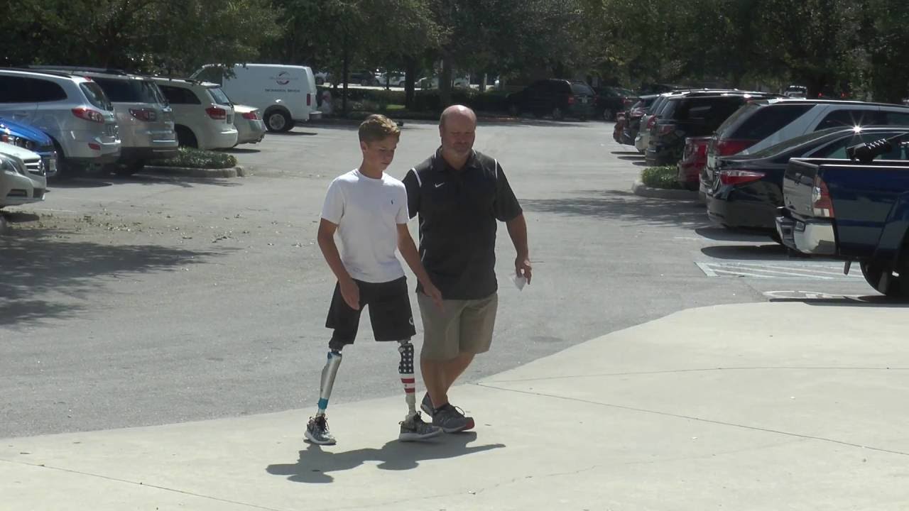 Conner, Just One Week Later - Walking Unassisted!