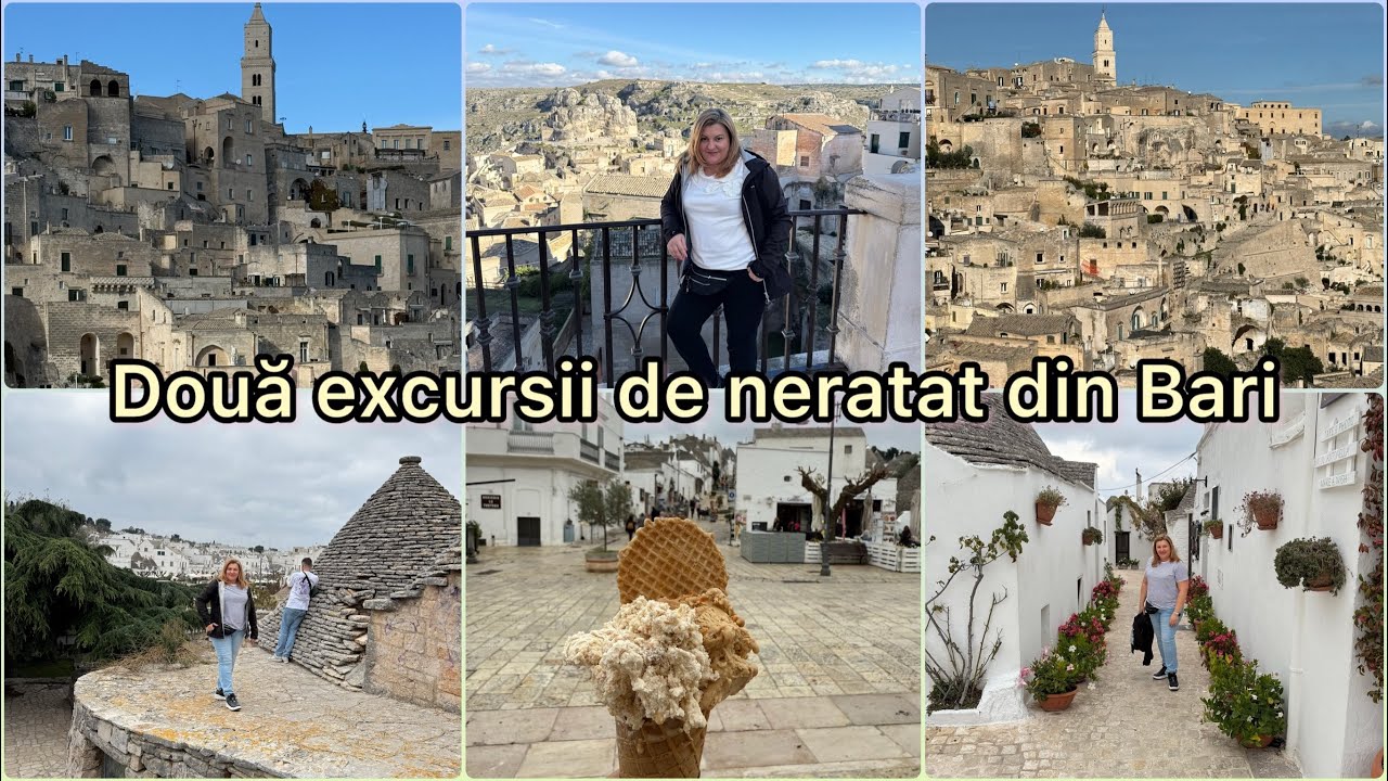 Mattera si Alberobello - 2 excursii de neratat daca ajungi la Bari într-un city break low cost