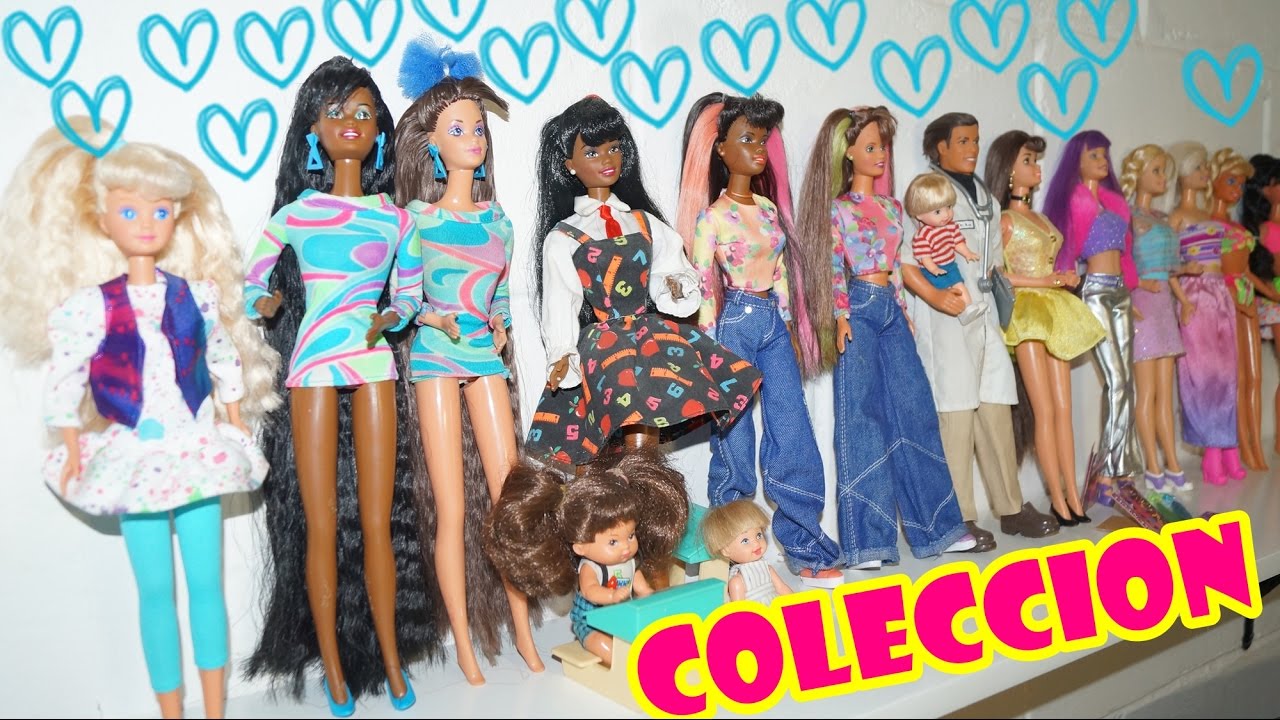 GRAN COLECCION DE BARBIES- BARBIES 90S, BARBIE VINTAGE