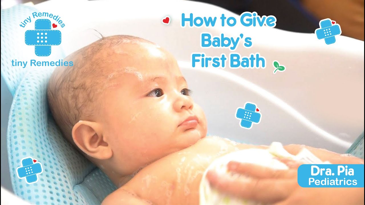 Ask a Pedia | How to Give Newborn Baby's First Bath