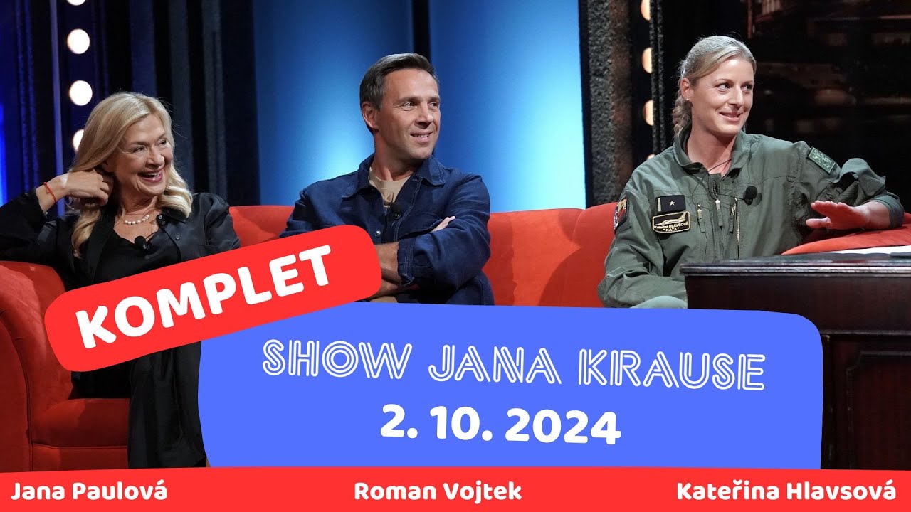 Celý díl - Show Jana Krause 2. 10. 2024