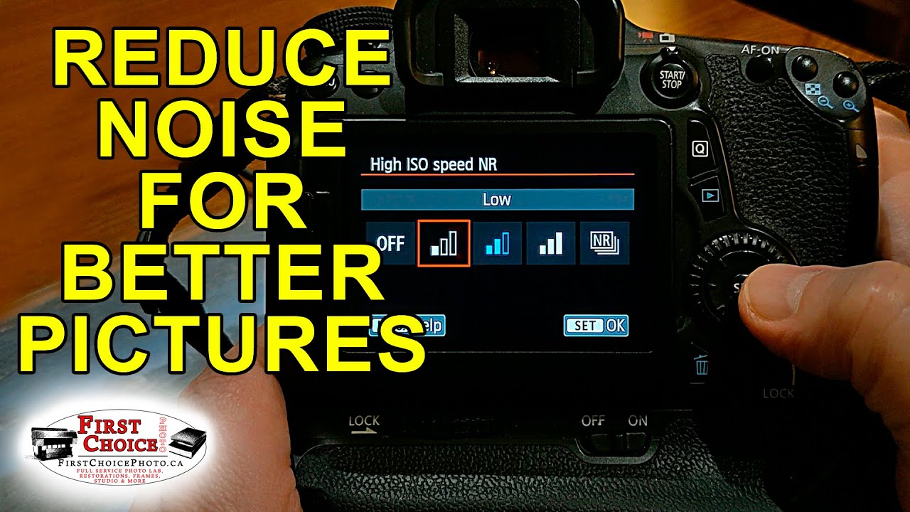 Secrets to REDUCE the noise in your photos. Using Long Exposure / High ISO noise reduction.