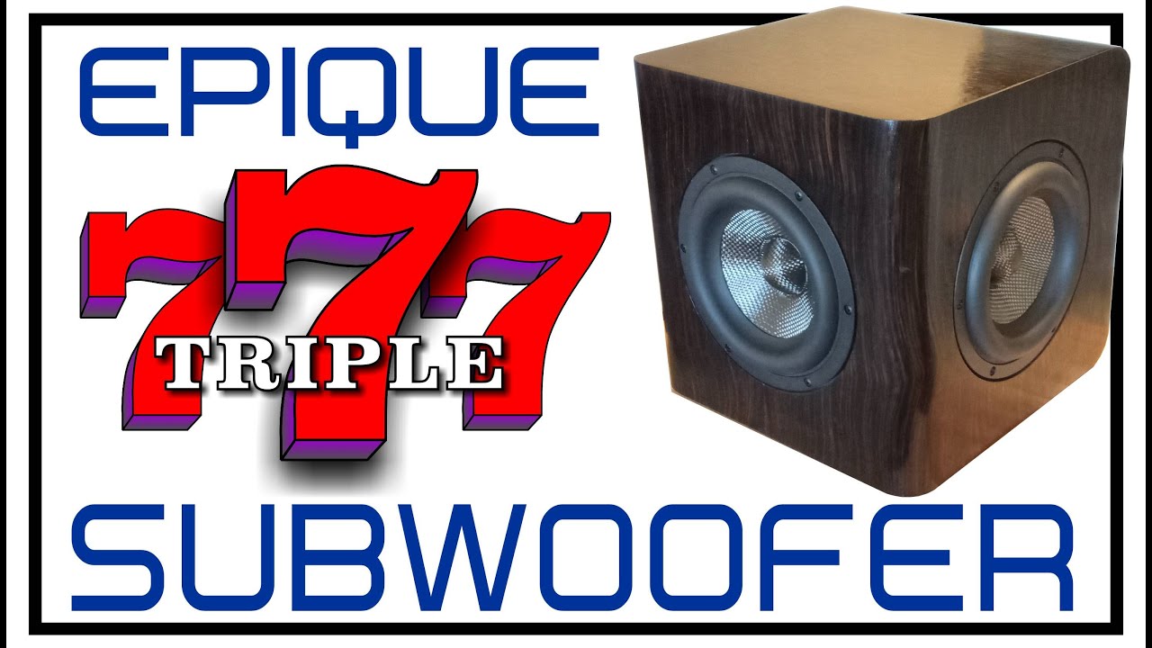 POWERED!  Epique 7” NEW Passive Radiator Subwoofer