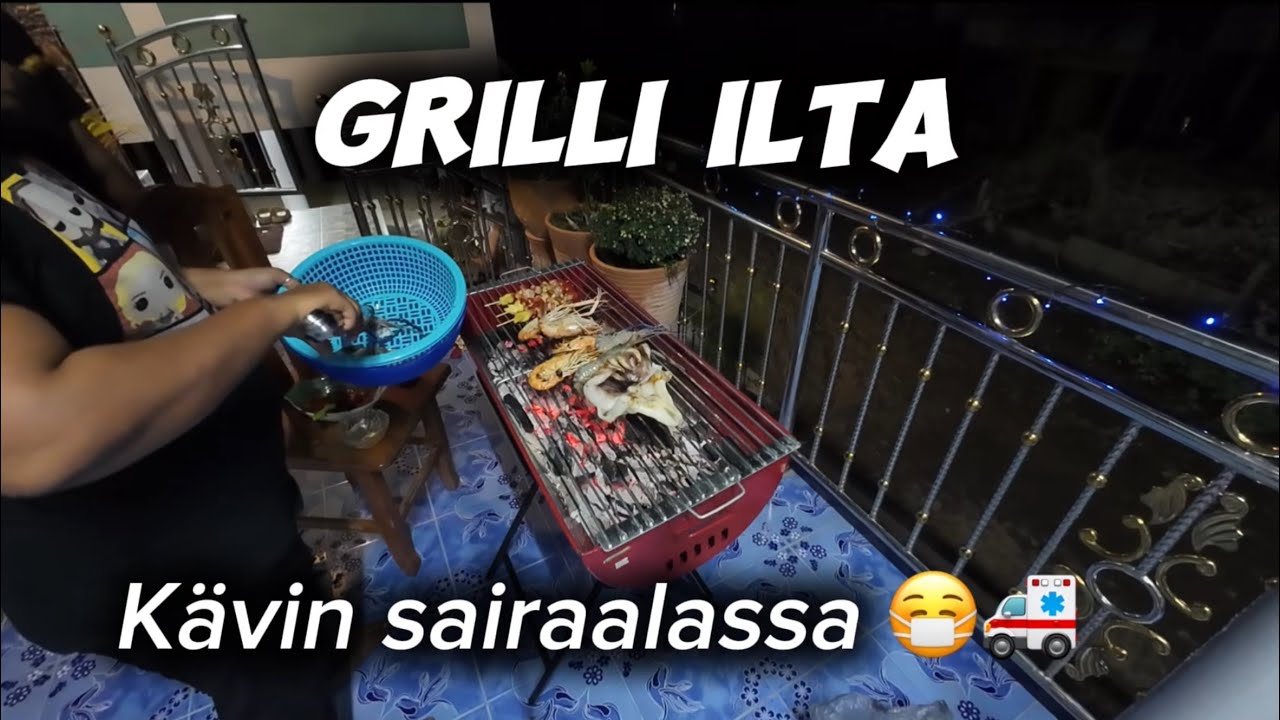 Grilli ilta sukulaisten ja naapureiden kanssa. Sairaalakin tuli nähtyä 🤗