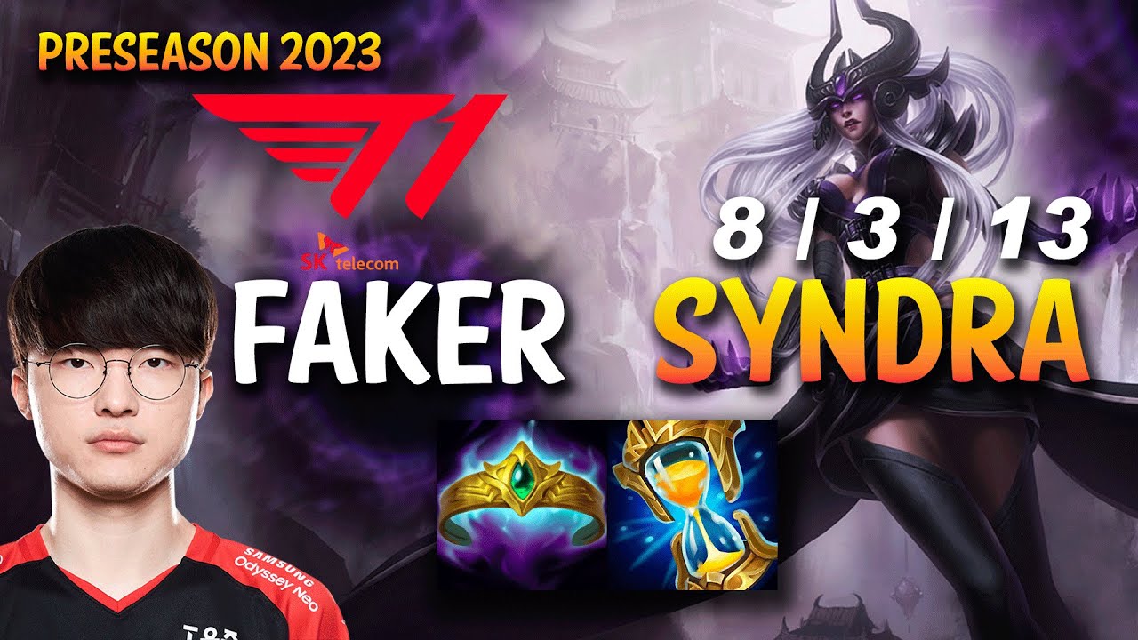 T1 Faker SYNDRA vs KATARINA Mid - KR Ranked