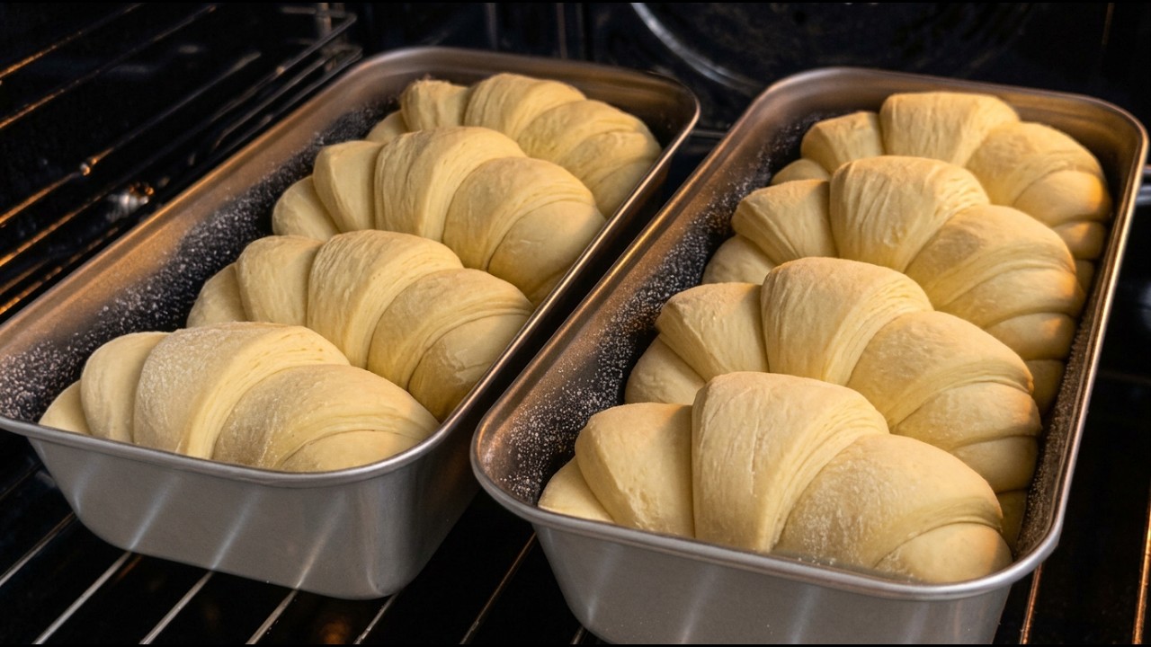 Wenn Sie Mehl zu Hause haben?Probieren Sie es aus – Sie werden begeistert sein!Besser als Croissants