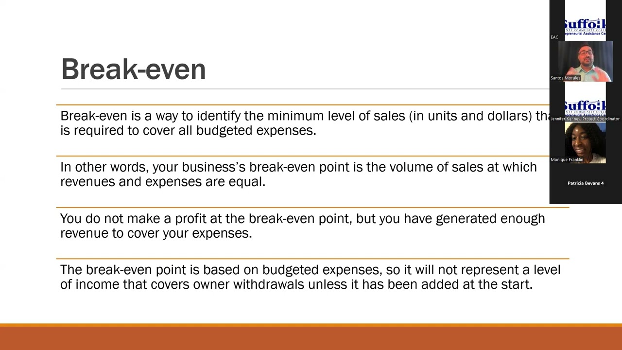 Finding Your Company’s Breakeven Point