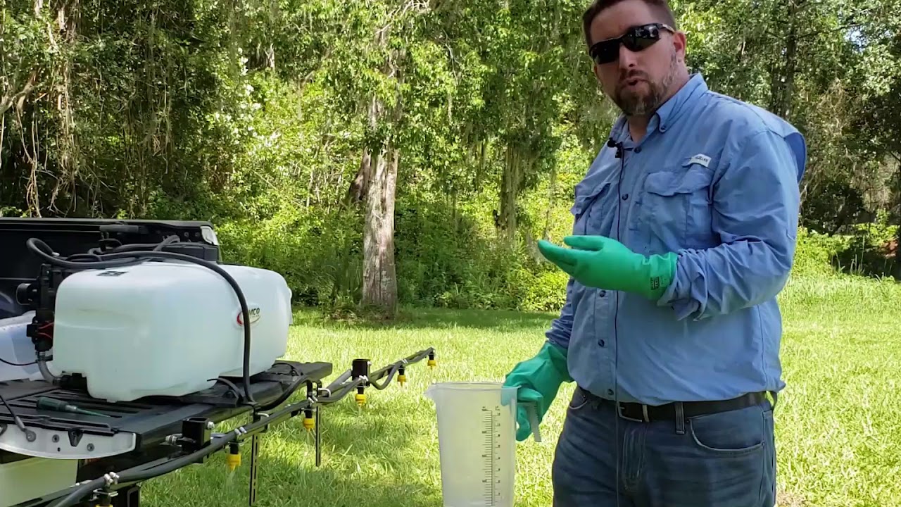 Boom Sprayer Calibration