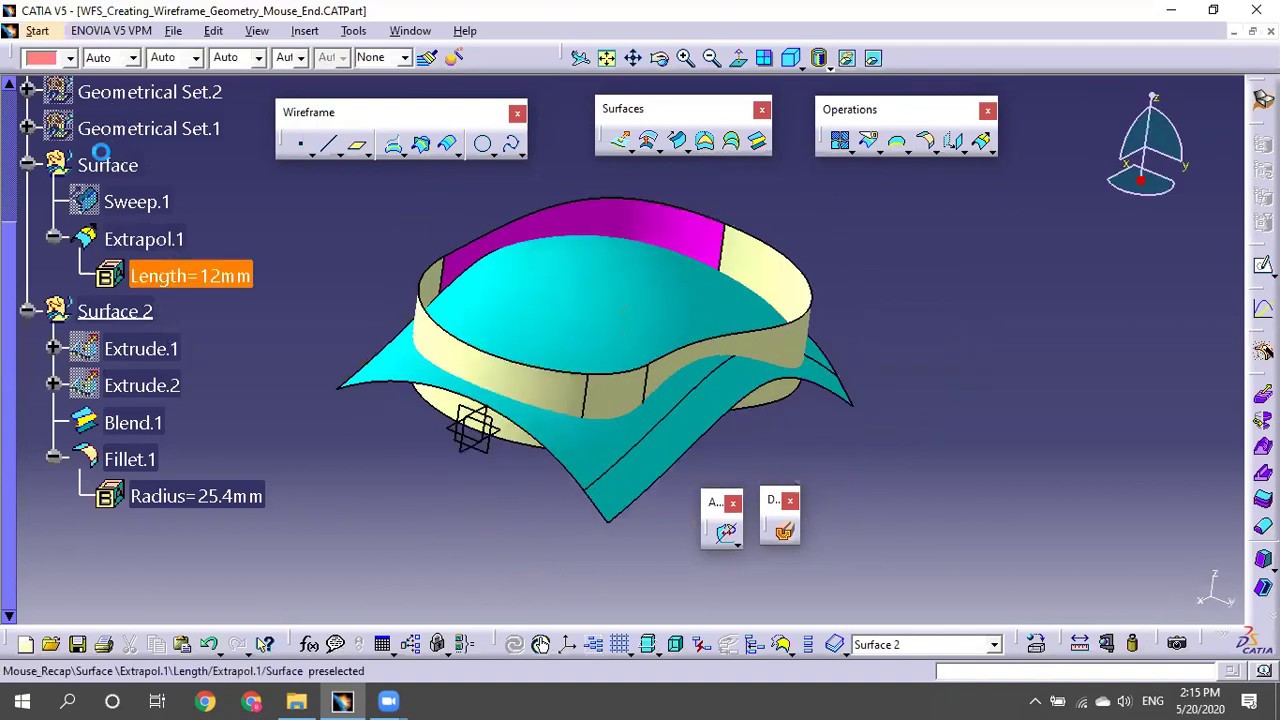 Creating Mouse CATIA