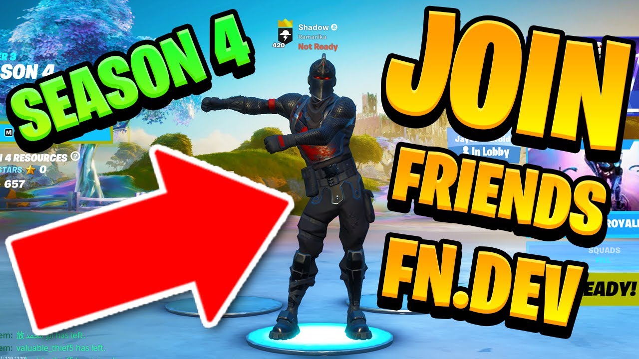 How To Get A FORTNITE.DEV ACCOUNT in SEASON 4! (JOIN FRIENDS)