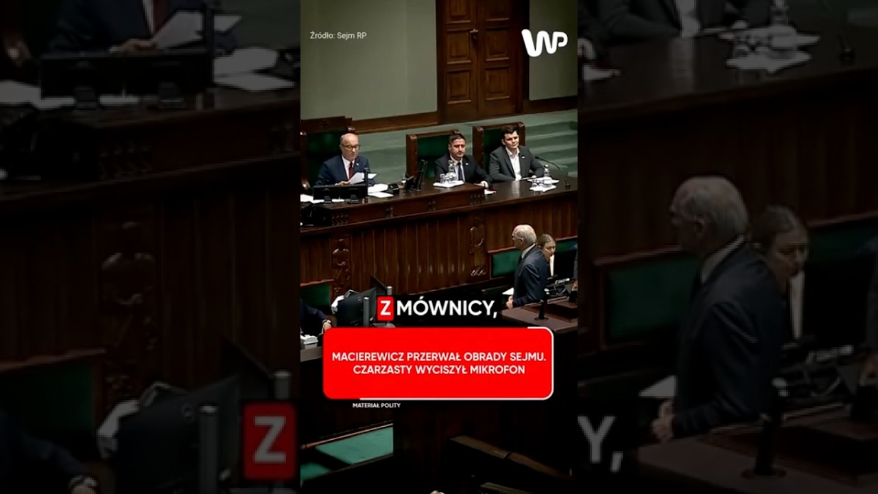 Macierewicz przerwał obrady Sejmu. Czarzasty wyciszył mikrofon