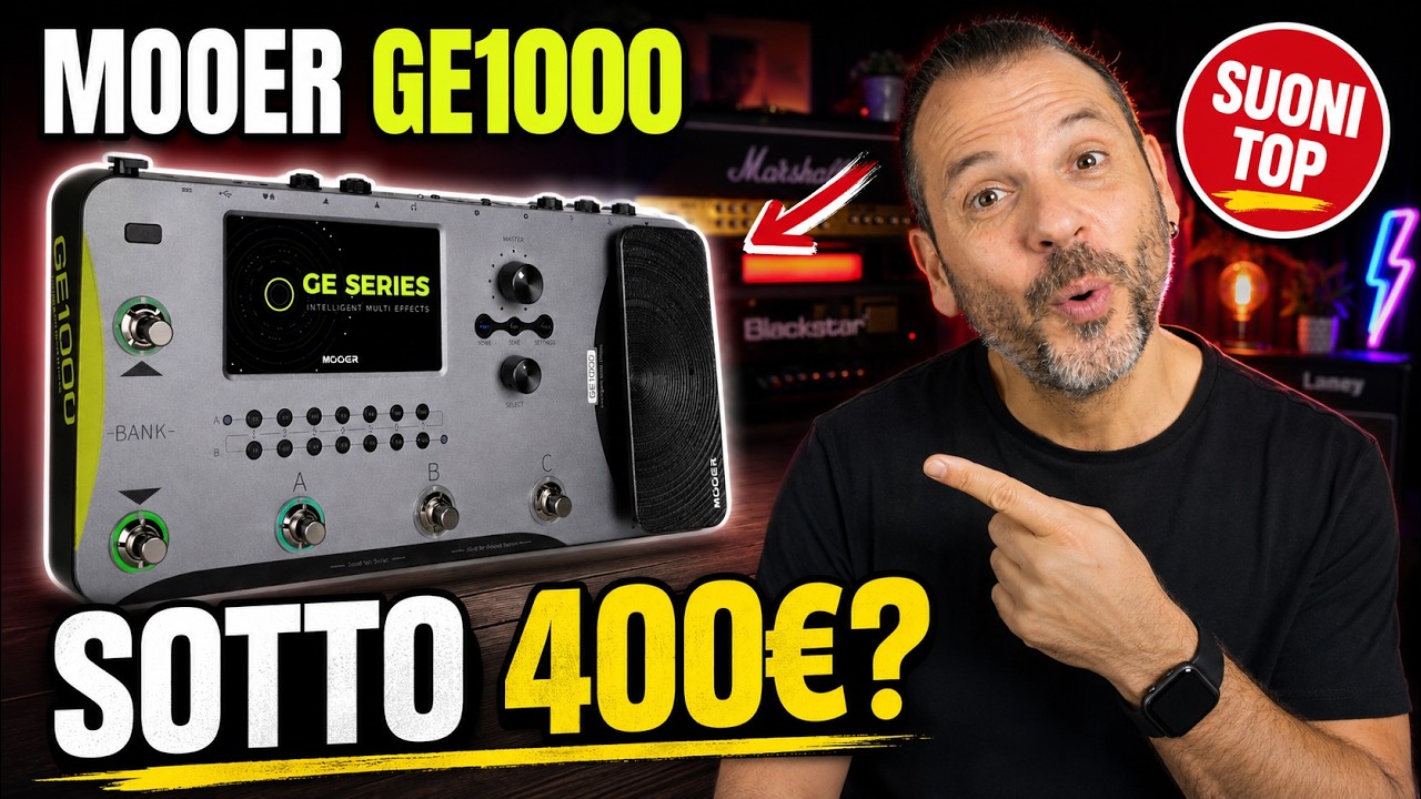 🎸 Mooer GE1000: Il Multi Effetto Definitivo Sotto i 400€?