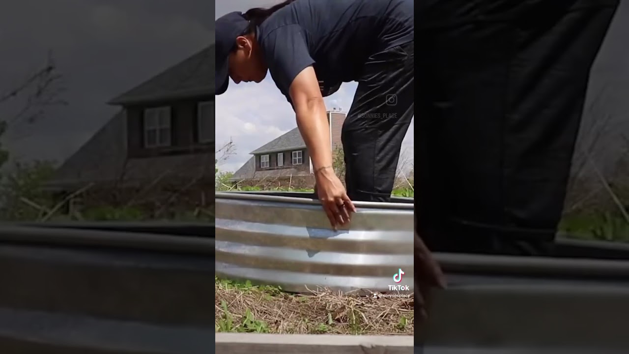 Cheap galvanized steel raised garden beds 👍🏼🌱