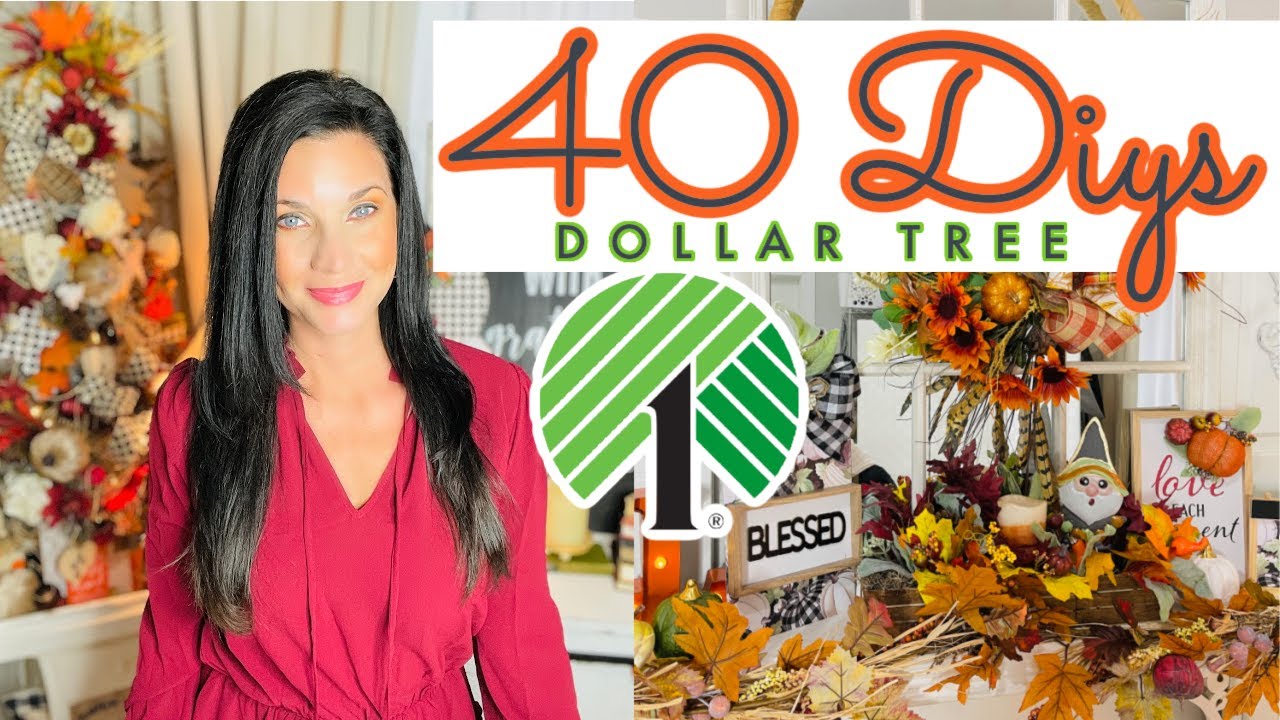 🎃🍁🌻40 DIYS DOLLAR TREE FALL 2021 DECOR~WREATHS PUMPKINS SIGNS FLORALS 🎃🍁🌻 Olivia's Romantic Home DIY