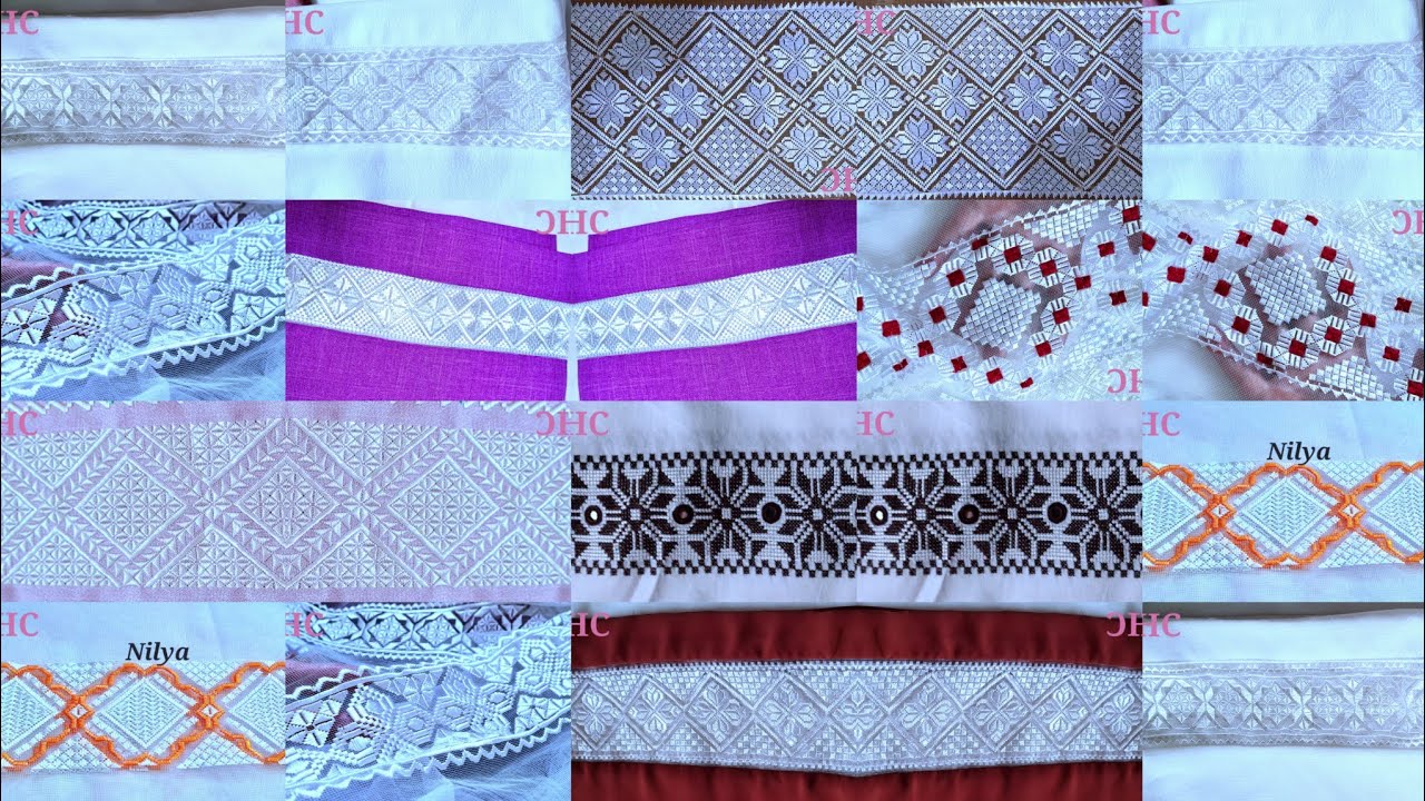 نمونه شلوار ندارید؟نمونه های واضح می‌خواهید؟این ویدئو را ببینید Khaamak embroidery patterns 