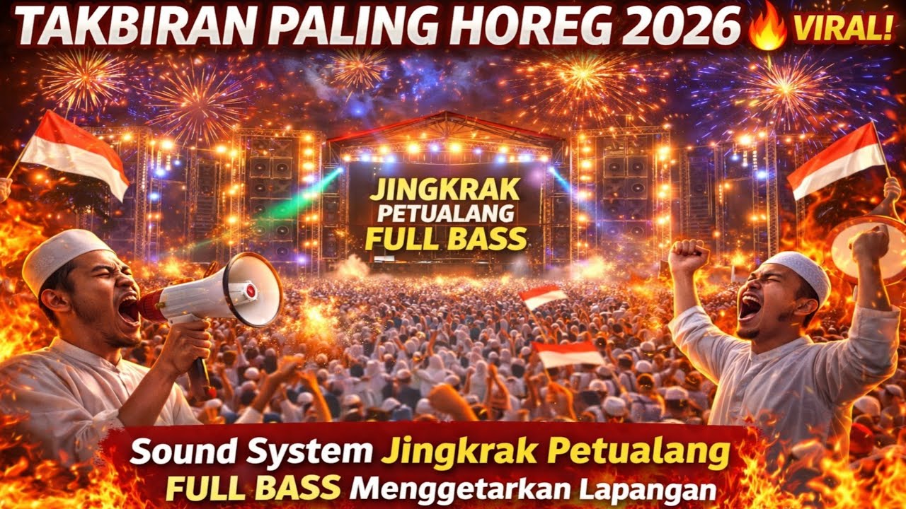 VIRAL TAKBIRAN 2026 PALING HOREG! Sound System Raksasa Jingkrak Petualang Full Bass