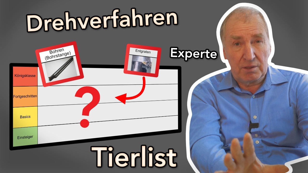 ENTGRATEN ist für Fortgeschrittene !? - Wir ranken die WICHTIGSTEN Drehverfahren | Konv. Drehen