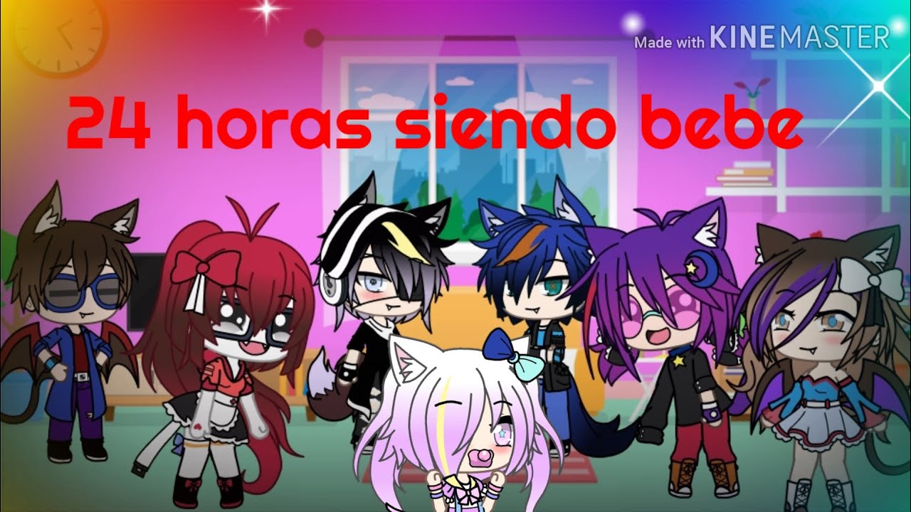 ||24 horas siendo bebe|| (Gacha life)...