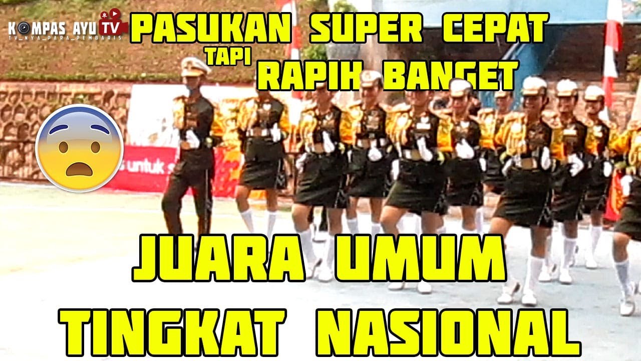 JUARA UMUM BARIS-BERBARIS TINGKAT NASIONAL BRAJABARA SMK PGRI JATIBARANG (MIX TEAM)