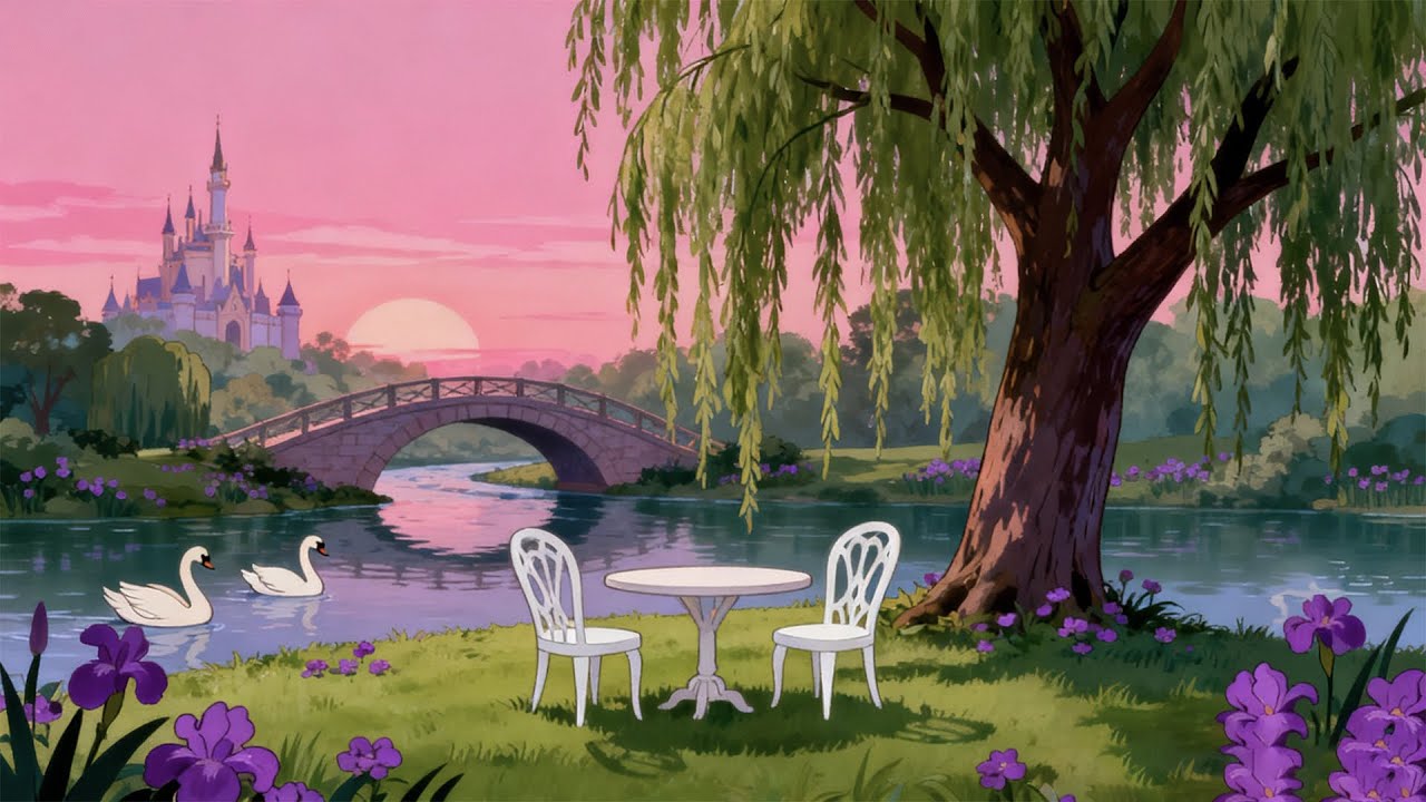 A Calm Spring by the Castle – Disney Music from Another Room | Peaceful & Gentle Ambience