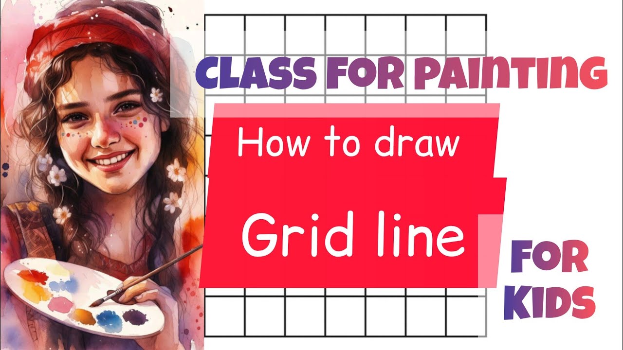 Classes for...Grid line.. drawing For kids