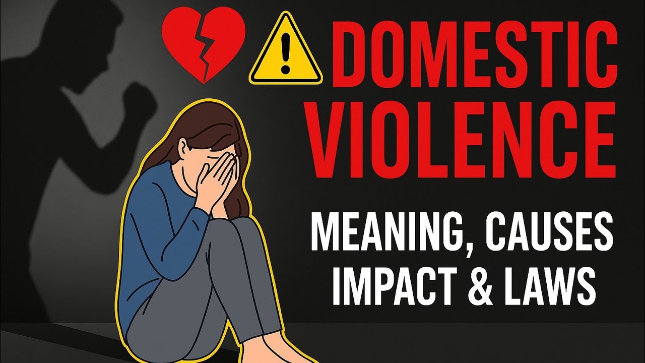 Domestic Violence-Meaning, Types, causes, impacts and laws in detail/Domestic violence explained