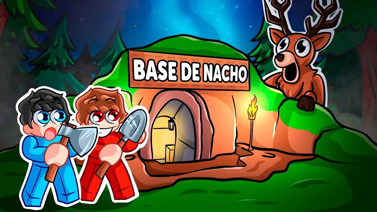 Sobreviv&iacute; Dentro de una CUEVA en 99 Noches en el Bosque en Roblox!