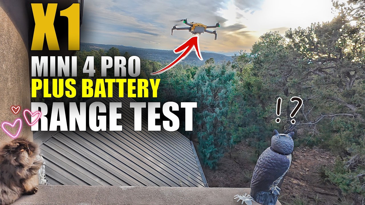 SKYROVER X1 Range Test with DJI Mini 4 Pro Plus Battery Mod Hack - IT WORKS! How Far Will it GO?!